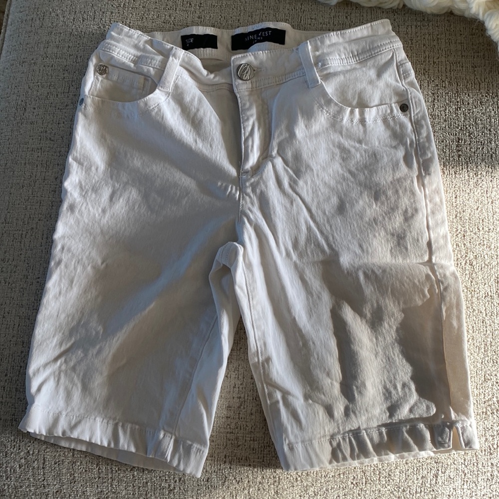 BOGO - Nine West White jean shorts